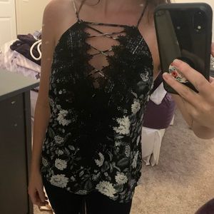 Wayf floral tank top. NWT.